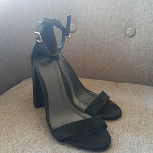 Black dress sandals size 6 1/2